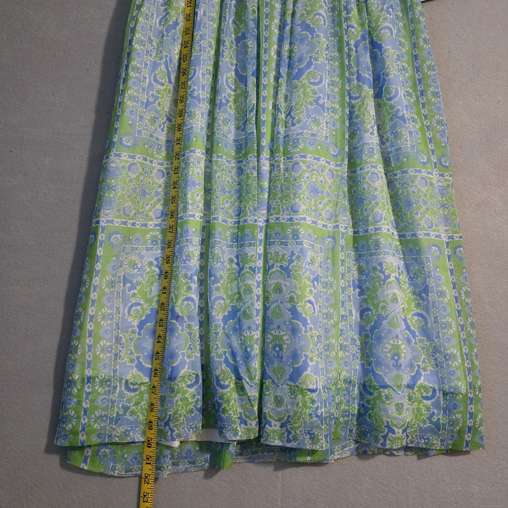NWT Gretchen Scott Watteau Crinkly Borderline Maxi Dress Size Medium - Picture 5 of 10